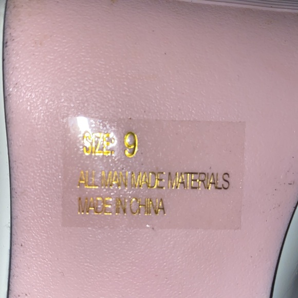 ELLIE platform heels - pinup, retro light off white or cream w/sweet button - Picture 7 of 7